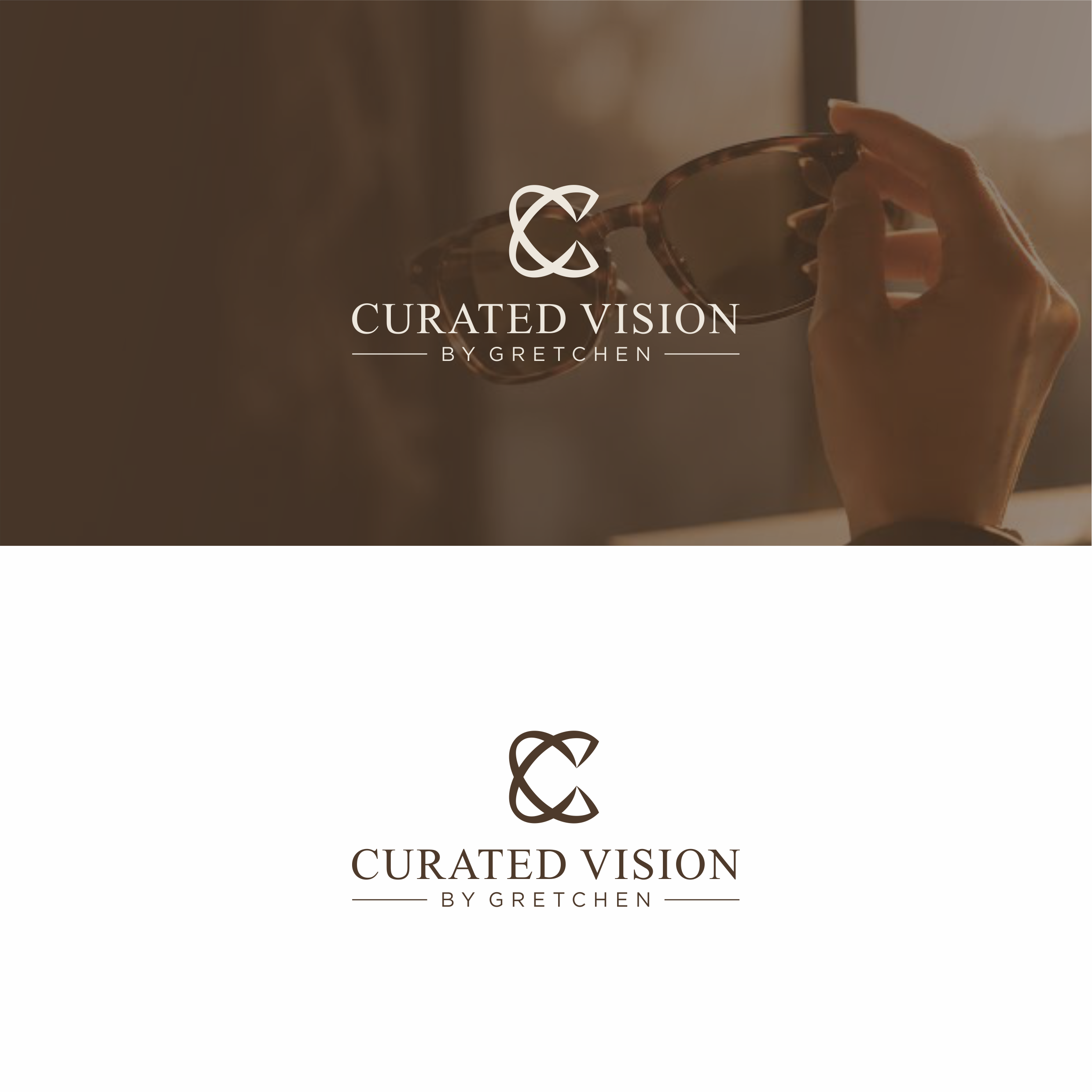 Logo Design by melzh for Curated Vision by Gretchen | Design #37713700