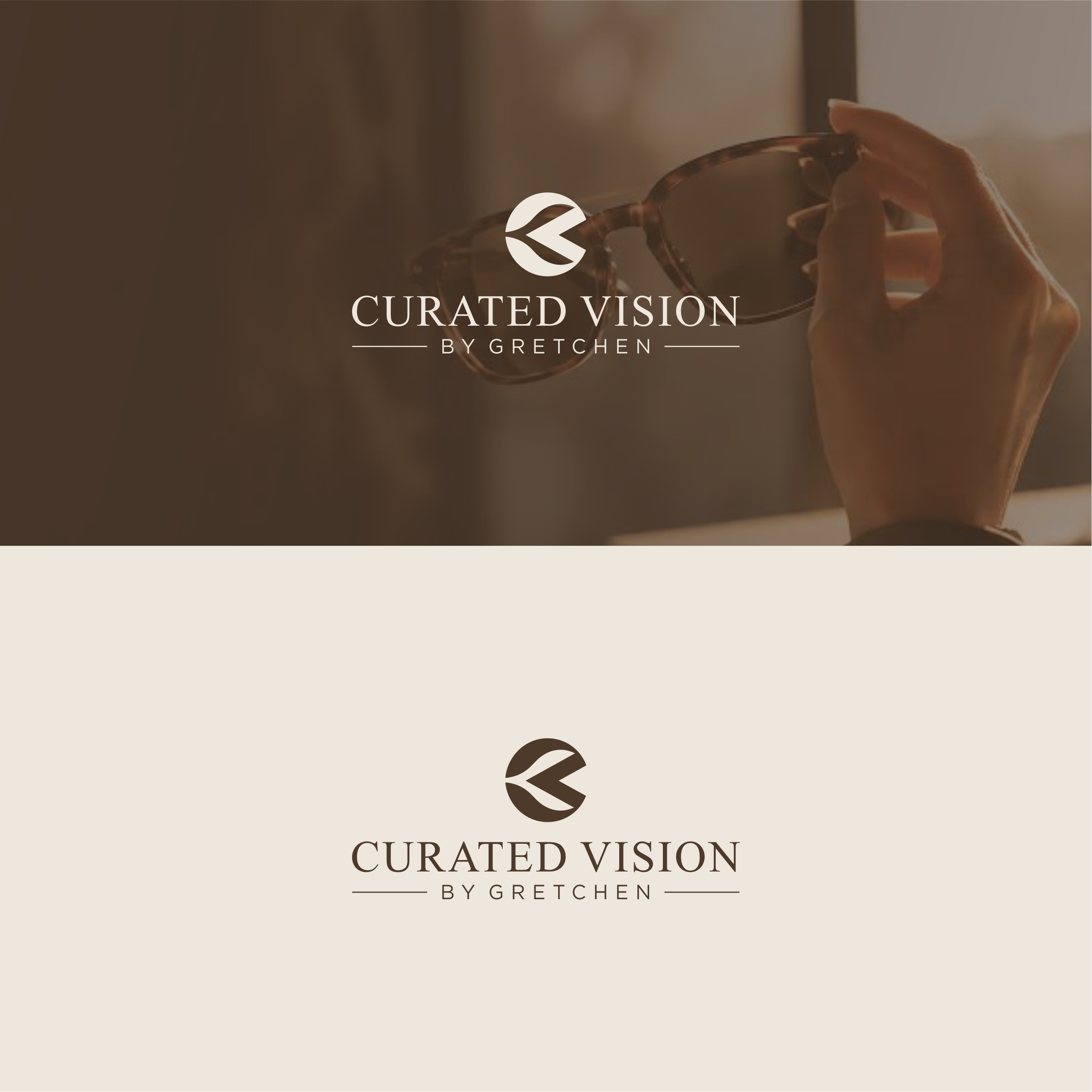 Logo Design by melzh for Curated Vision by Gretchen | Design #37713732