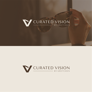 Logo Design by melzh for Curated Vision by Gretchen | Design: #37713824