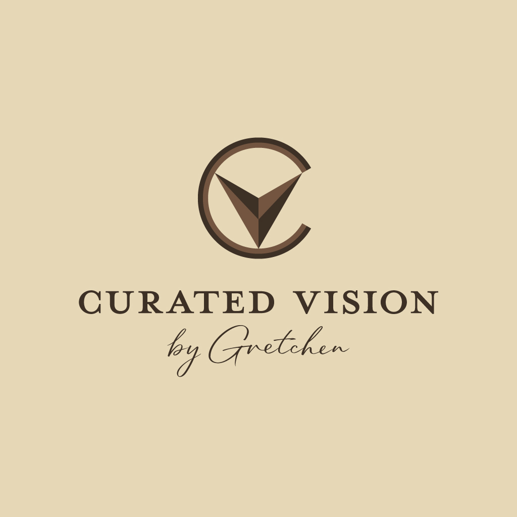 Logo Design by JohnnyCactus for Curated Vision by Gretchen | Design #37716003
