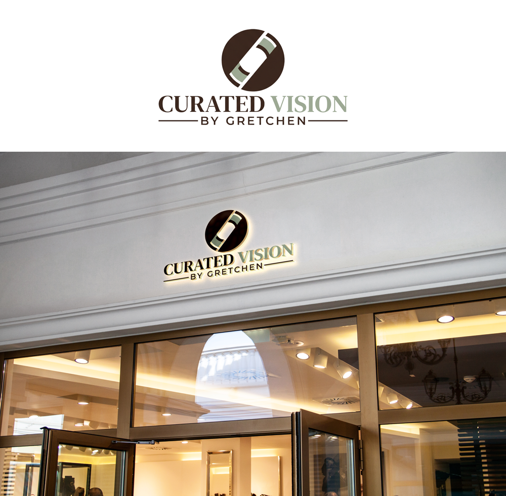 Logo Design by RA-bica for Curated Vision by Gretchen | Design #37713320