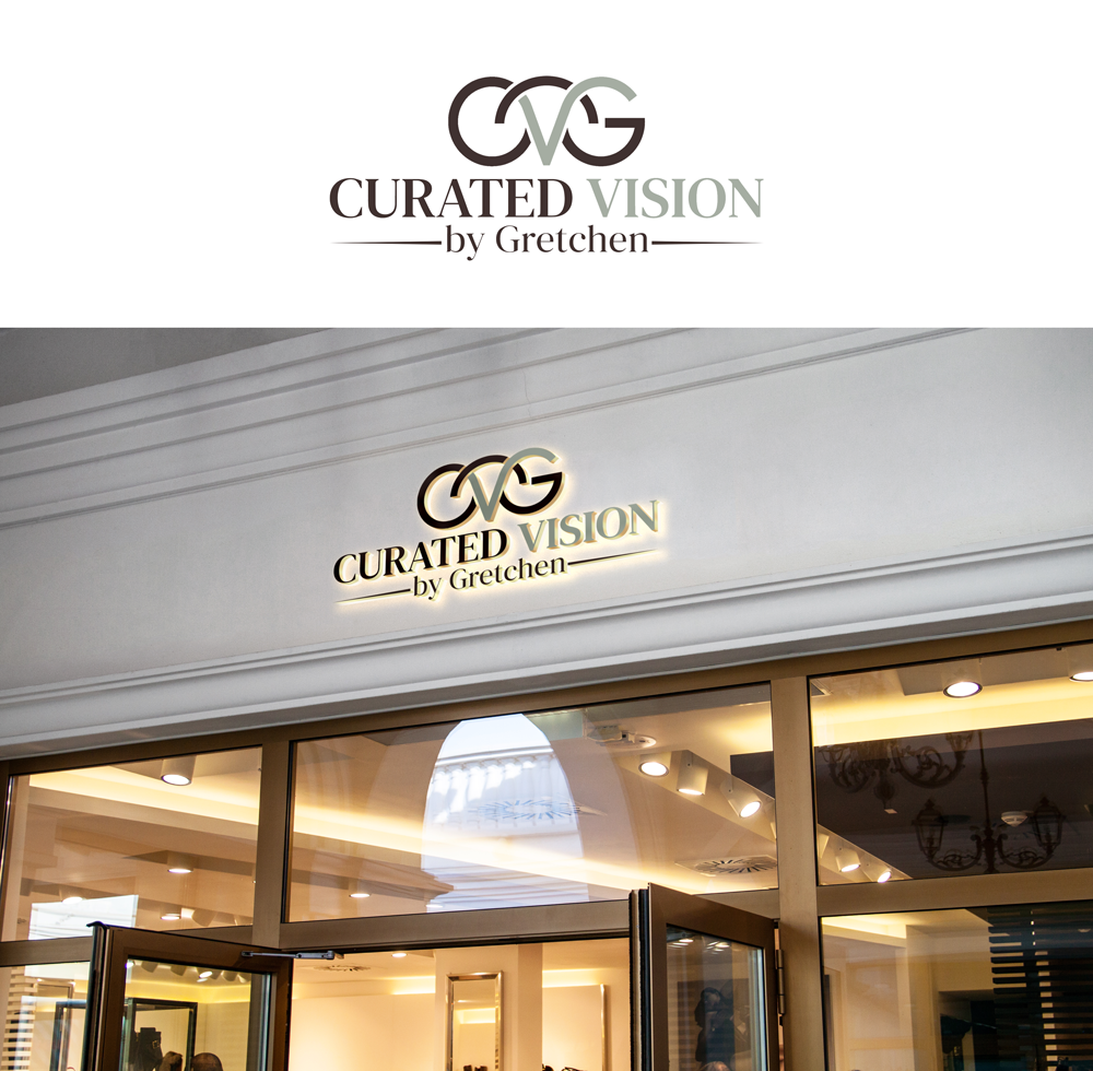 Logo Design by RA-bica for Curated Vision by Gretchen | Design #37713322