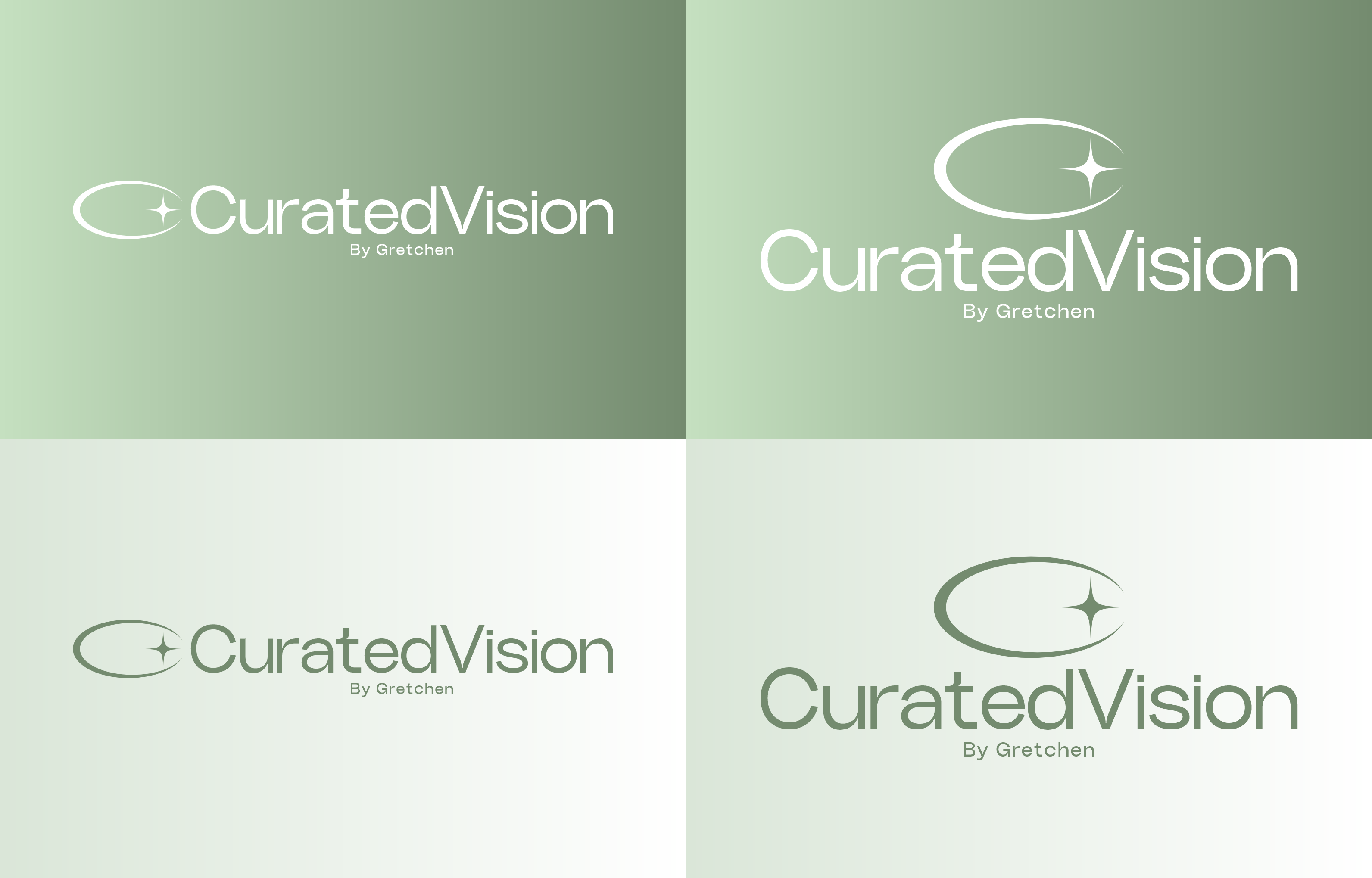 Logo Design by KRSA.DSGN for Curated Vision by Gretchen | Design #37712786