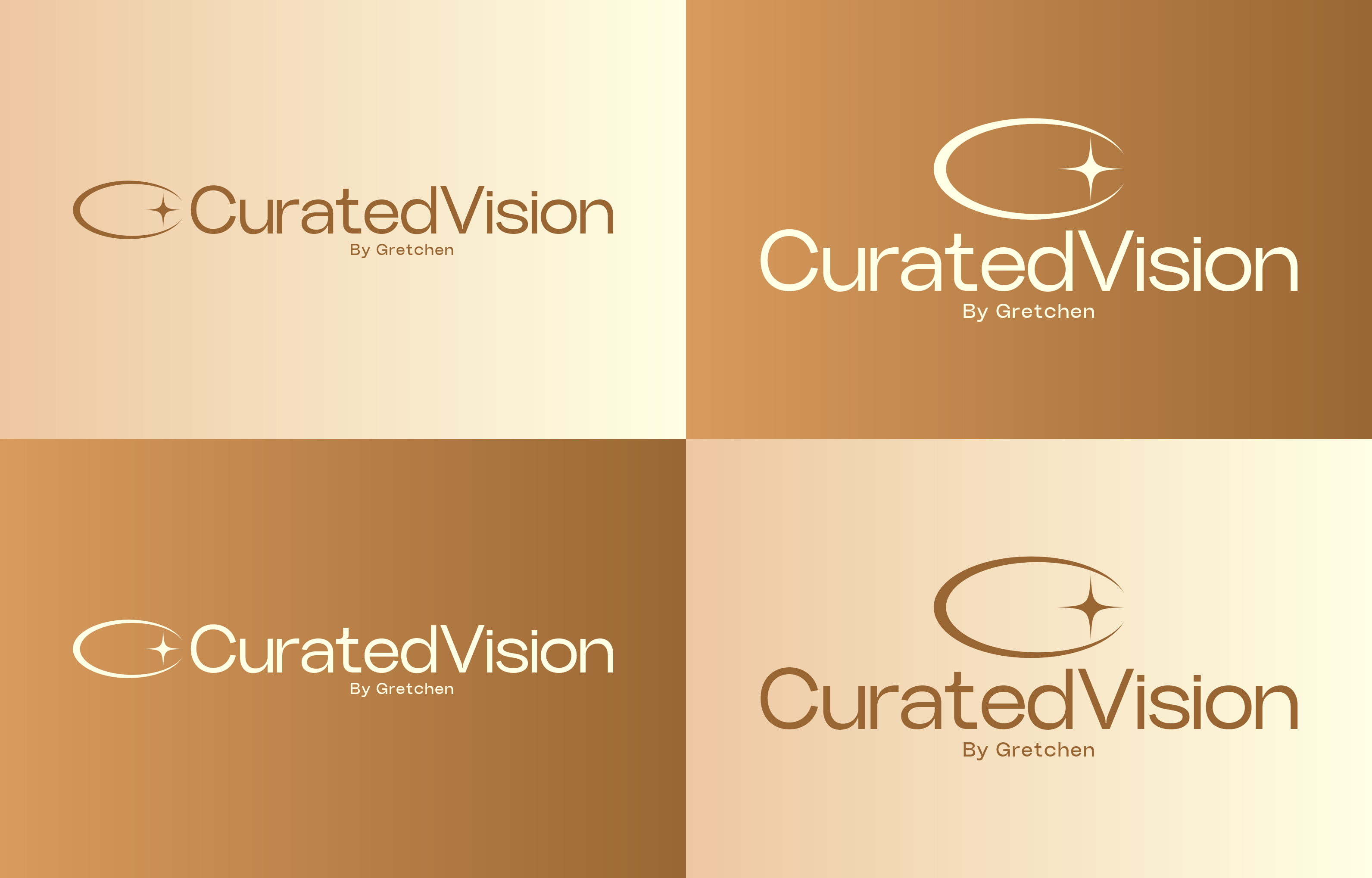 Logo Design by KRSA.DSGN for Curated Vision by Gretchen | Design #37712788