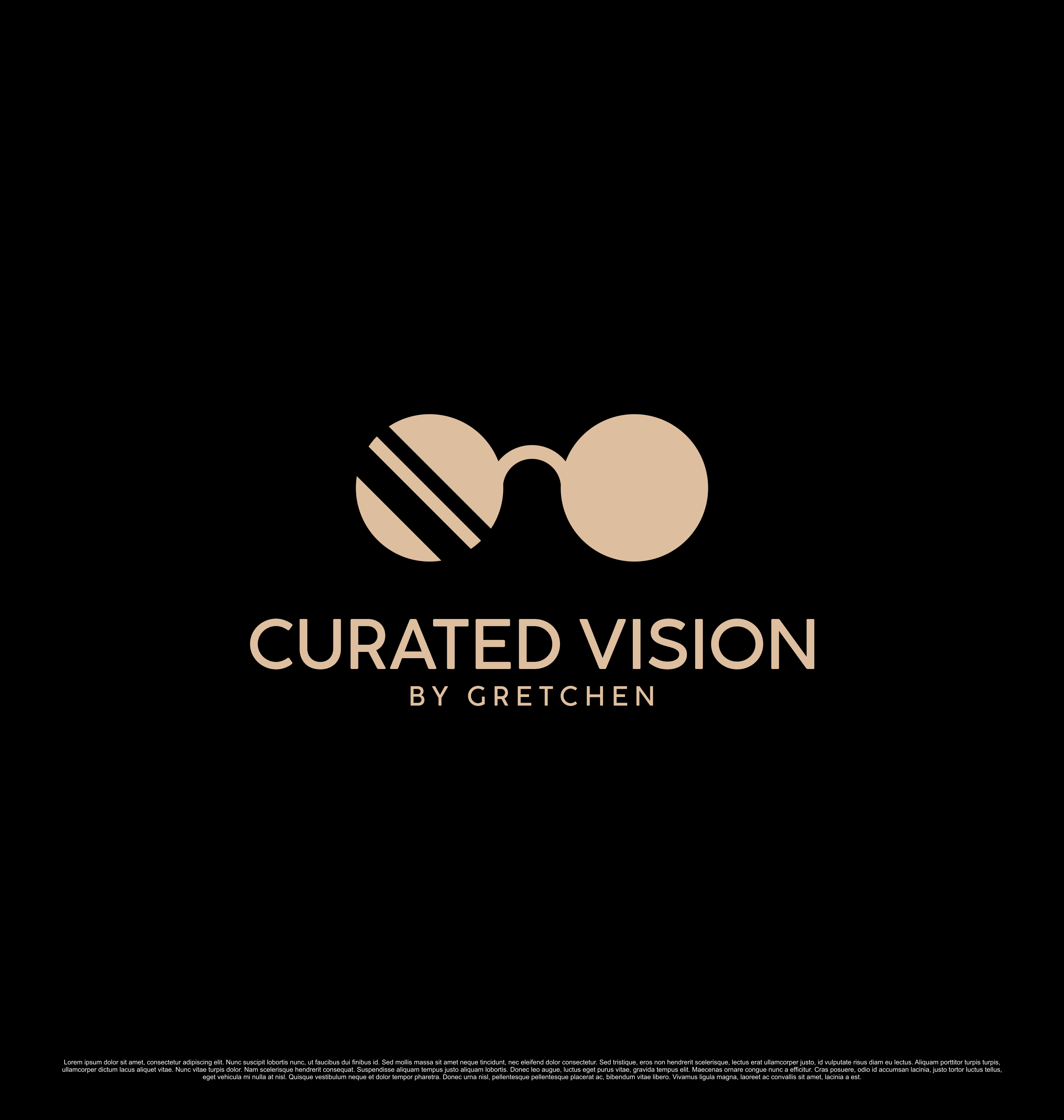 Logo Design by kebusibud for Curated Vision by Gretchen | Design #37713773