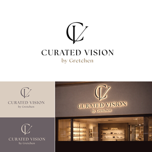 Logo Design by coloratura for Curated Vision by Gretchen | Design: #37716789