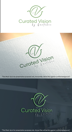Logo Design by RaKu 2 for Curated Vision by Gretchen | Design: #37715189