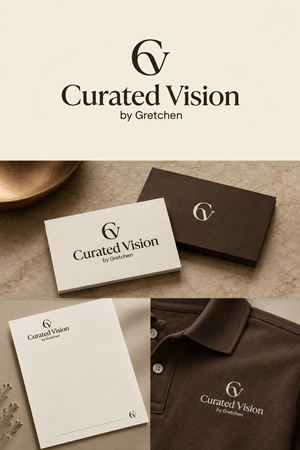 Logo Design by Astriella21 for Curated Vision by Gretchen | Design: #37738388