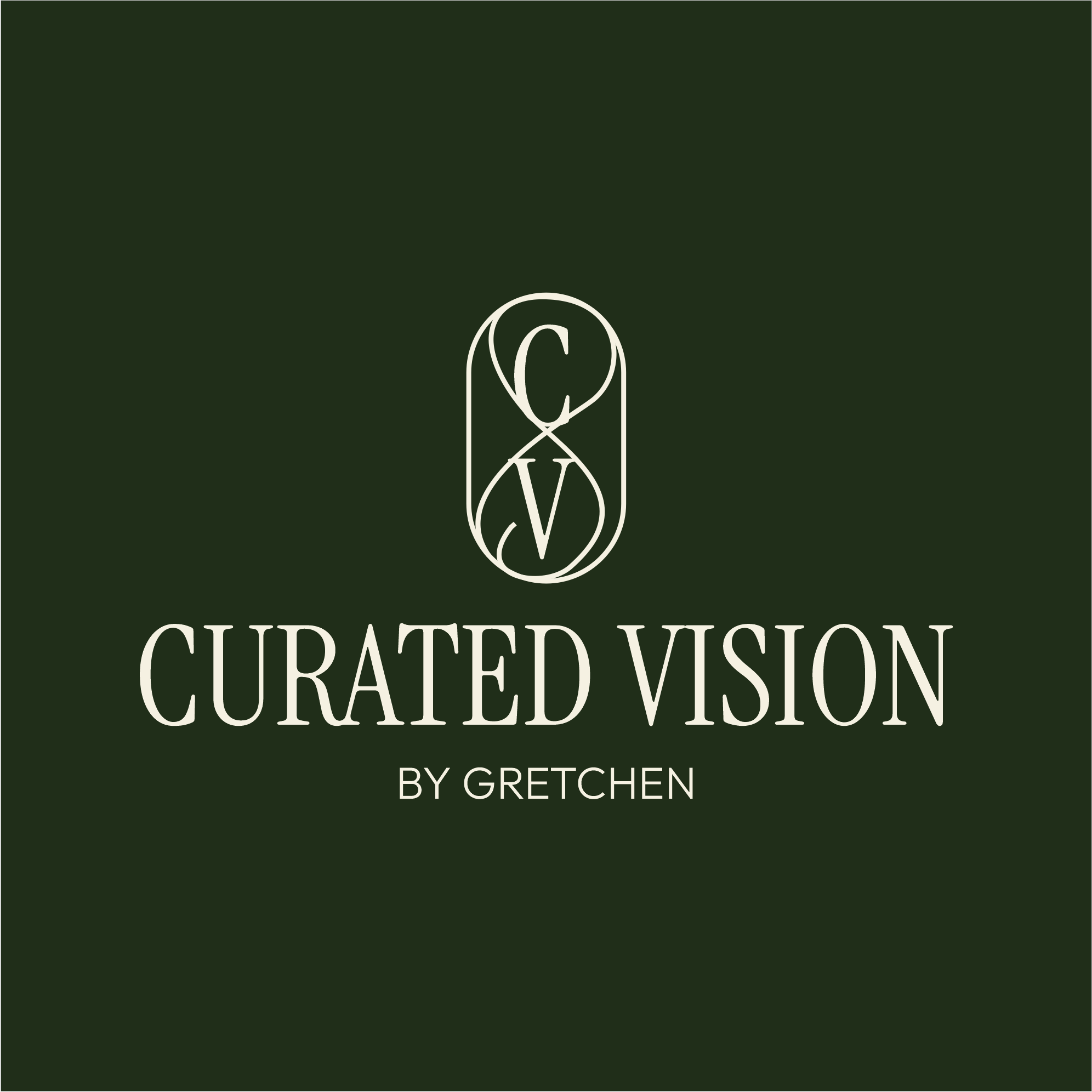 Logo Design by Logo by Serhii for Curated Vision by Gretchen | Design #37723421