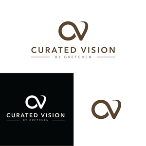 Logo Design by Casey Kelechi for Curated Vision by Gretchen | Design: #37714174