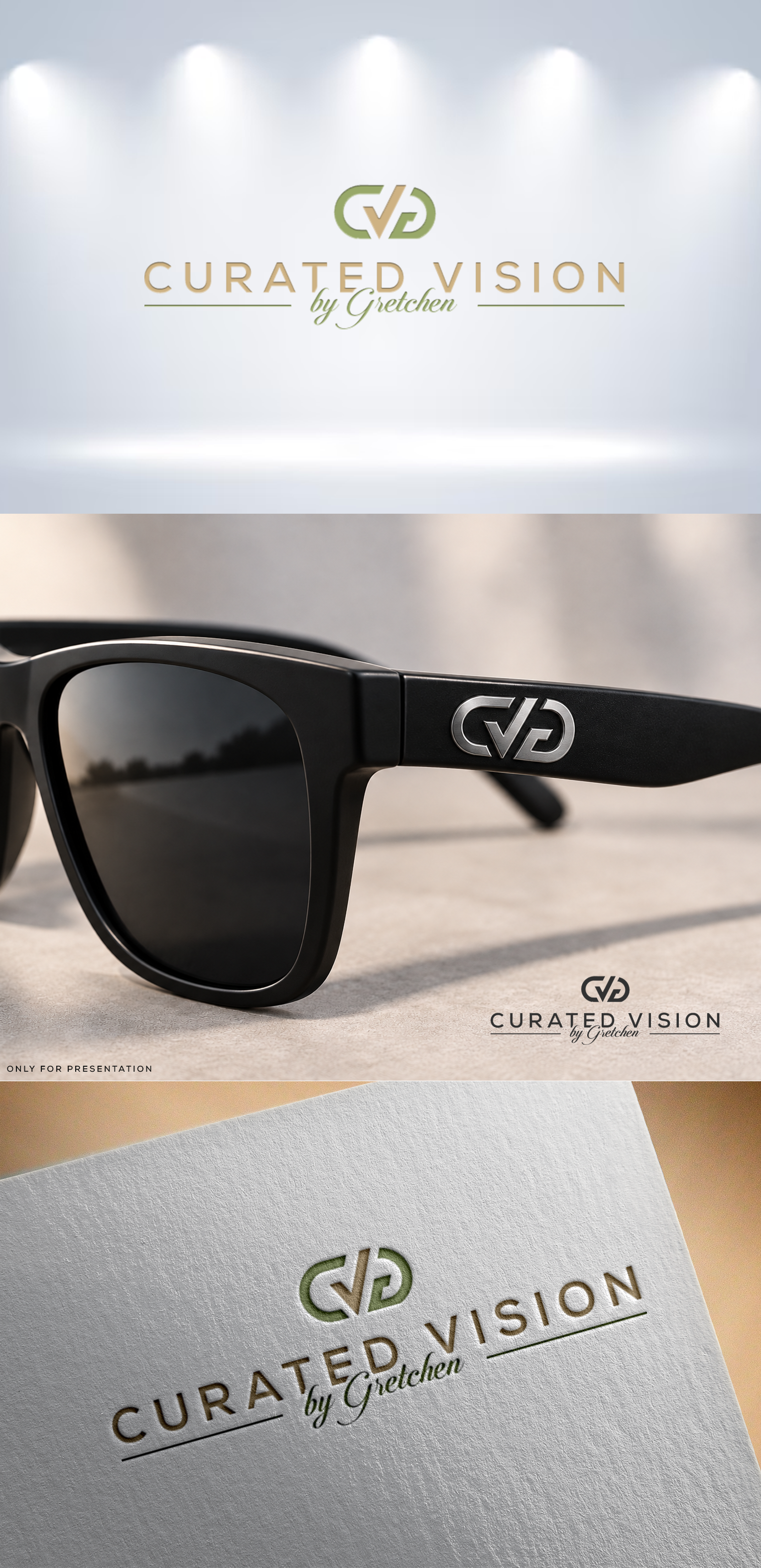 Logo Design by SR Creations. for Curated Vision by Gretchen | Design #37713371