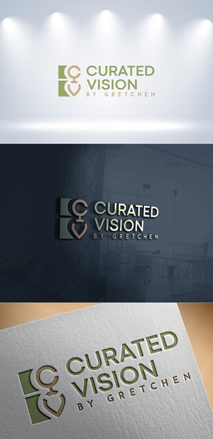 Logo Design by SR Creations. for Curated Vision by Gretchen | Design: #37713399