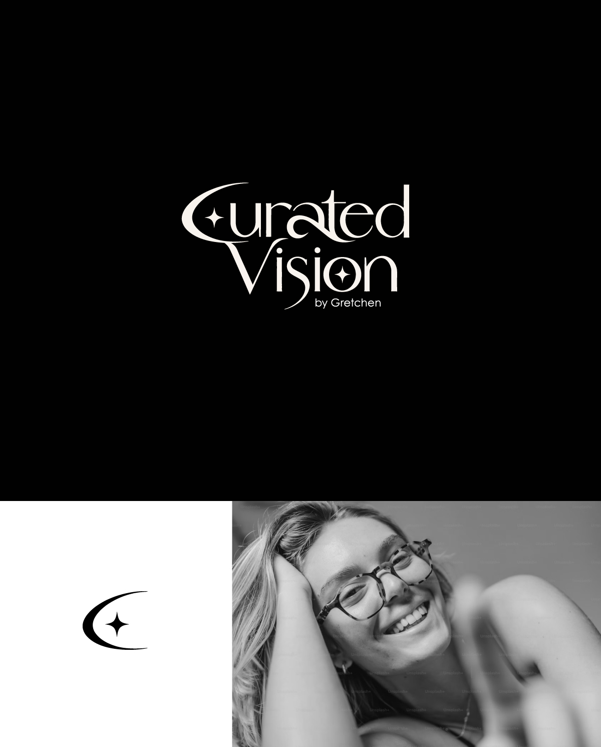 Logo Design by apik. for Curated Vision by Gretchen | Design #37716037