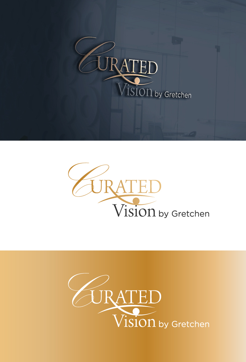 Logo Design by VisionCraft™ for Curated Vision by Gretchen | Design #37713184