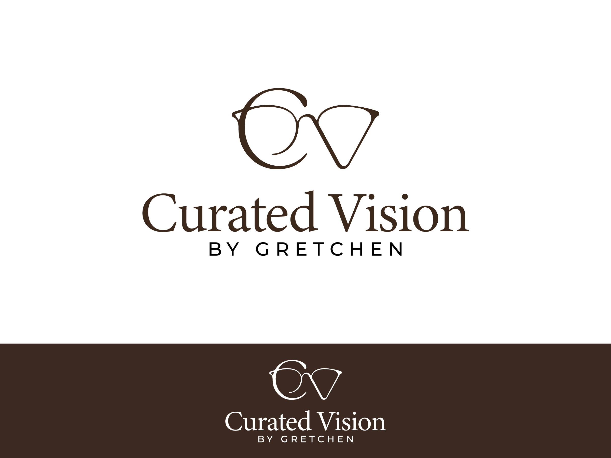 Logo Design by yozdesign for Curated Vision by Gretchen | Design #37718465