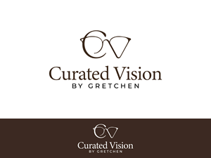 Logo Design by yozdesign for Curated Vision by Gretchen | Design: #37718465
