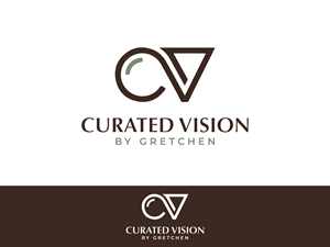 Logo Design by yozdesign for Curated Vision by Gretchen | Design: #37718466