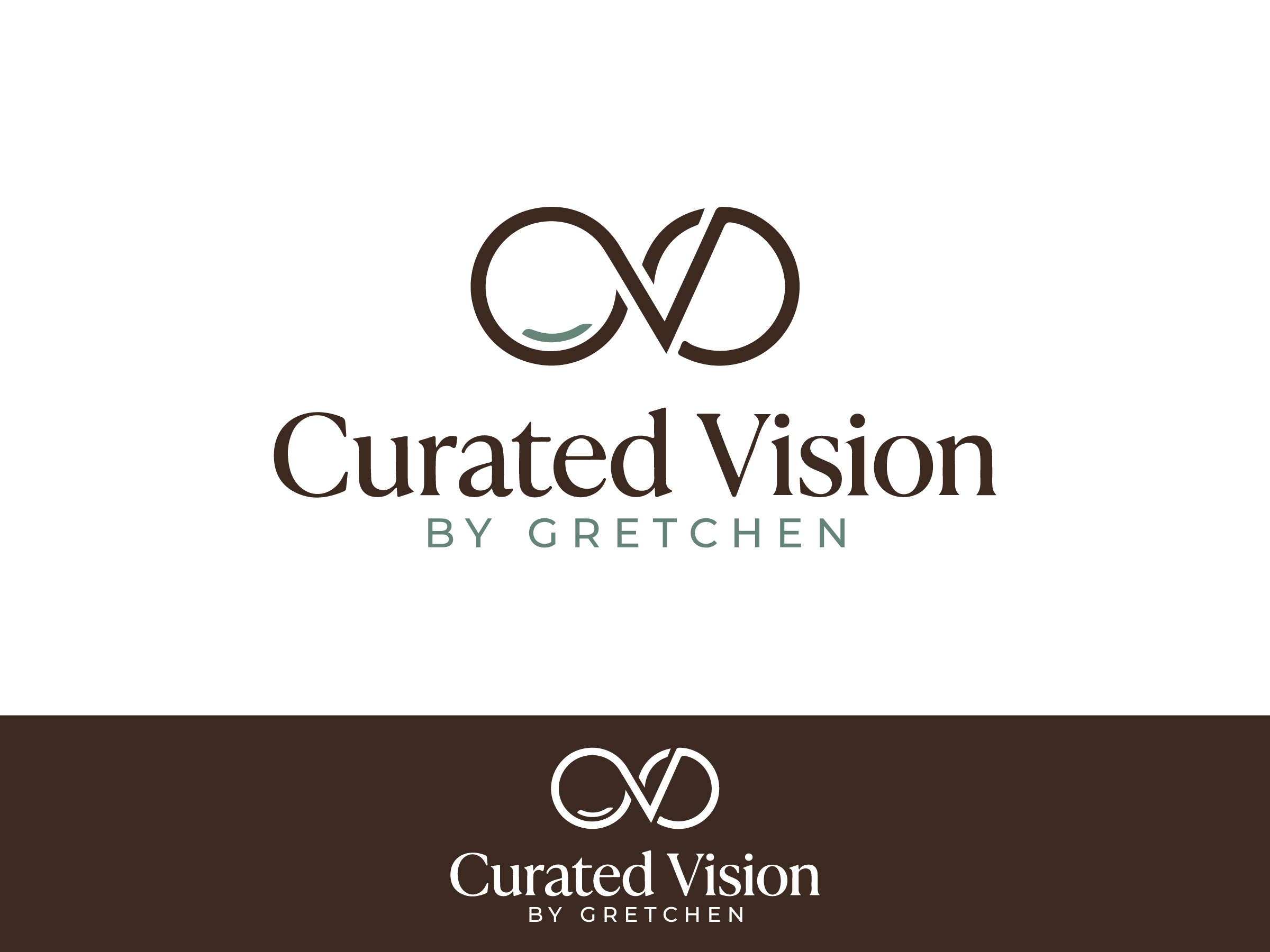 Logo Design by yozdesign for Curated Vision by Gretchen | Design #37718469