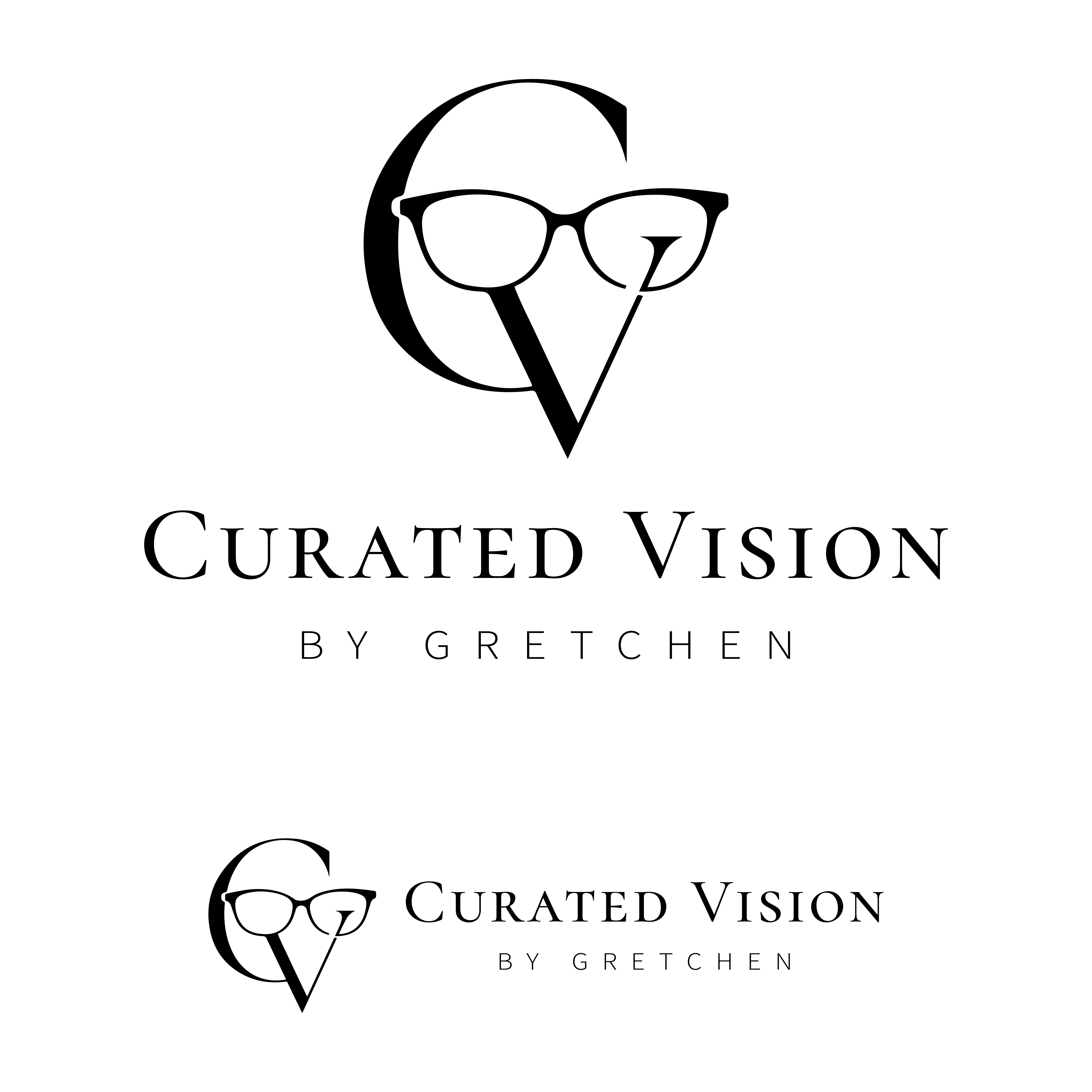 Logo Design by Shakib A.T. for Curated Vision by Gretchen | Design #37731129