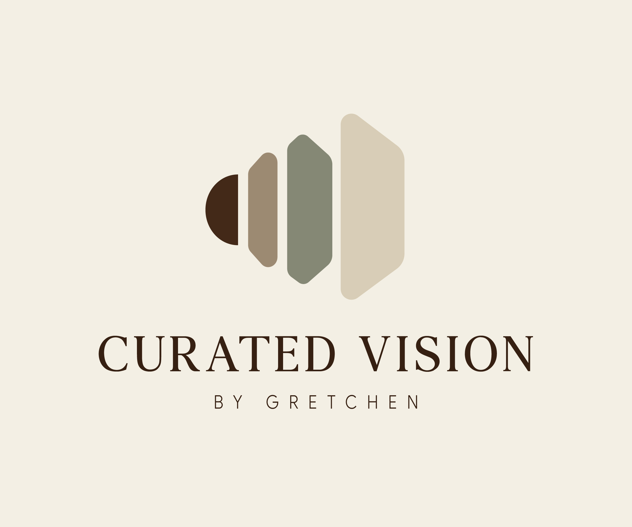 Logo Design by Mr Waffler for Curated Vision by Gretchen | Design #37731040
