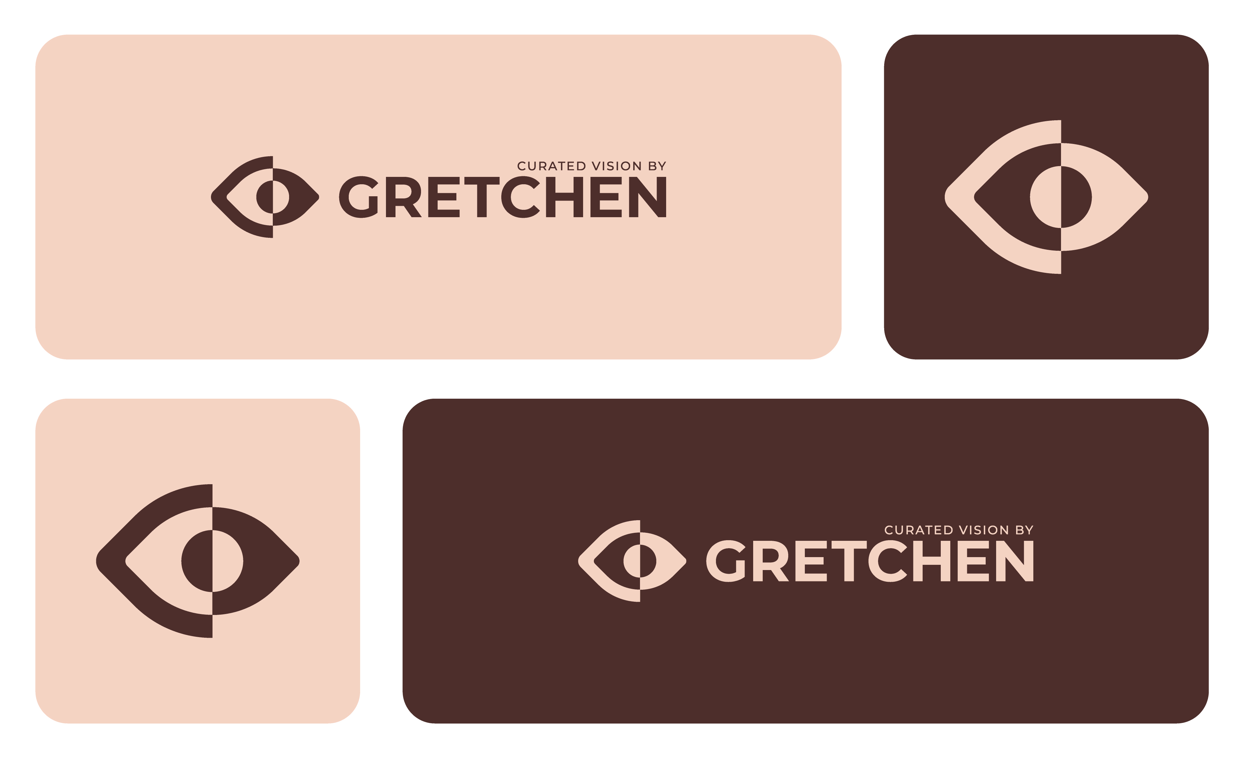 Logo Design by Tejas.28 for Curated Vision by Gretchen | Design #37712335