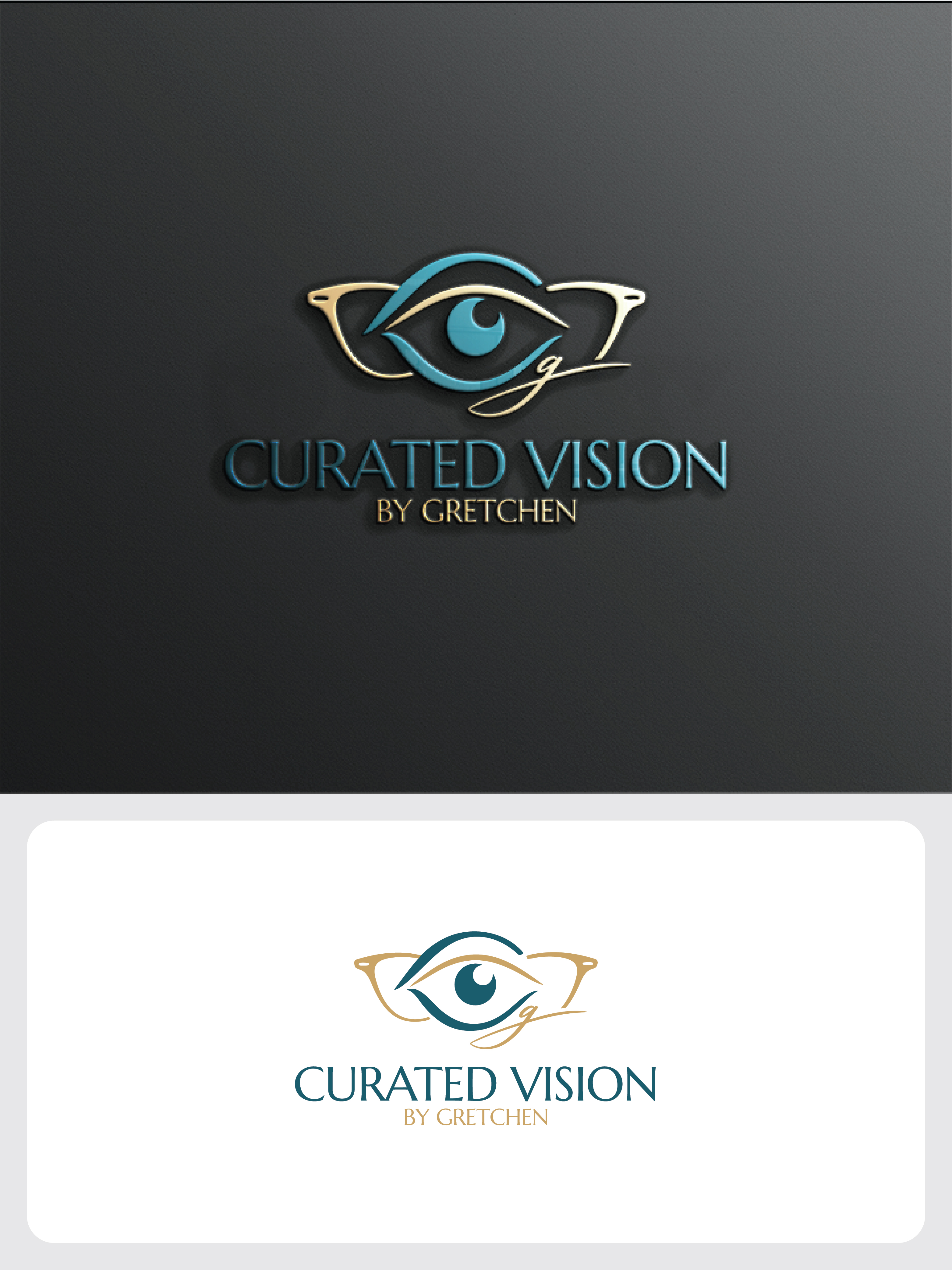 Logo Design by raju.creative for Curated Vision by Gretchen | Design #37712891