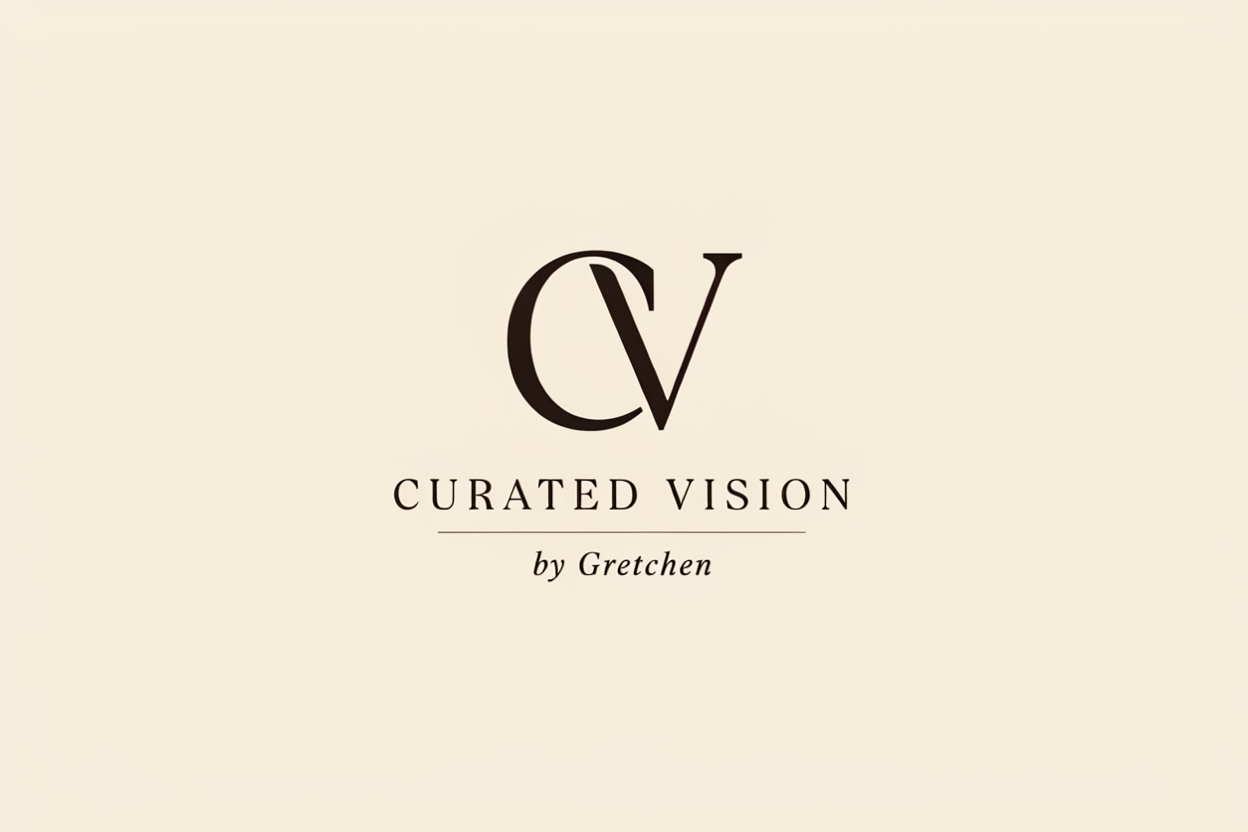 Logo Design by Nanas91 for Curated Vision by Gretchen | Design #37738393