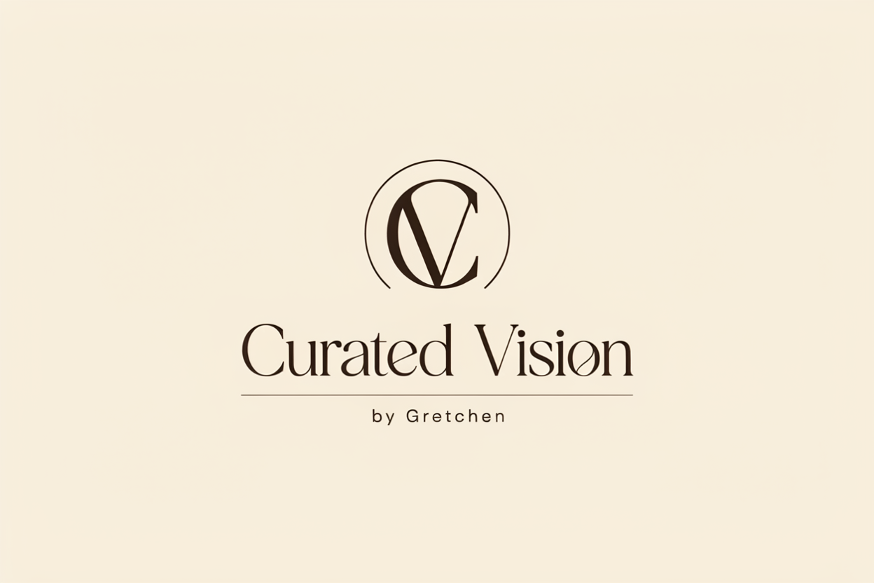 Logo Design by Nanas91 for Curated Vision by Gretchen | Design #37738394