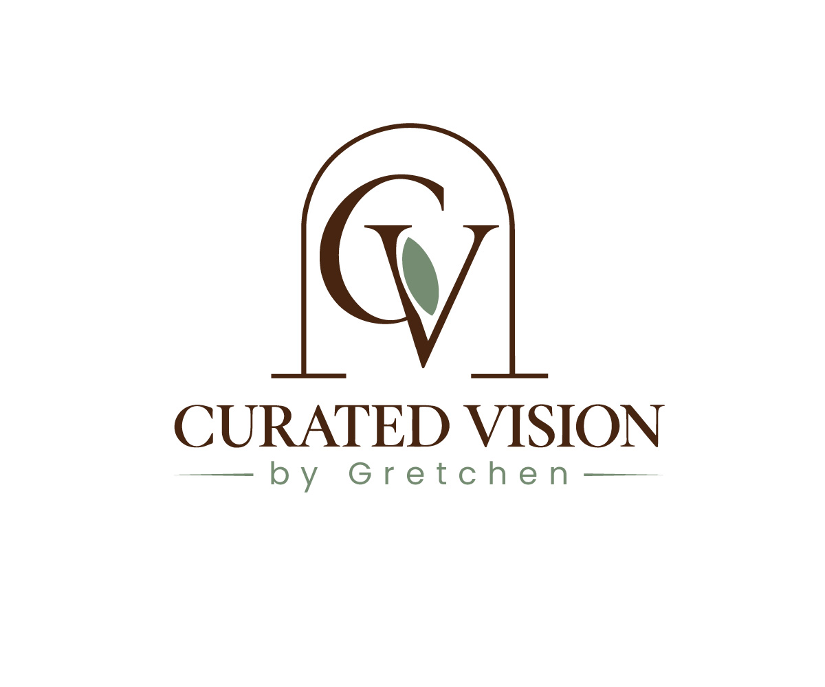 Logo Design by Mala Begum for Curated Vision by Gretchen | Design #37713228
