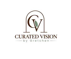 Logo Design by Mala Begum for Curated Vision by Gretchen | Design: #37713228