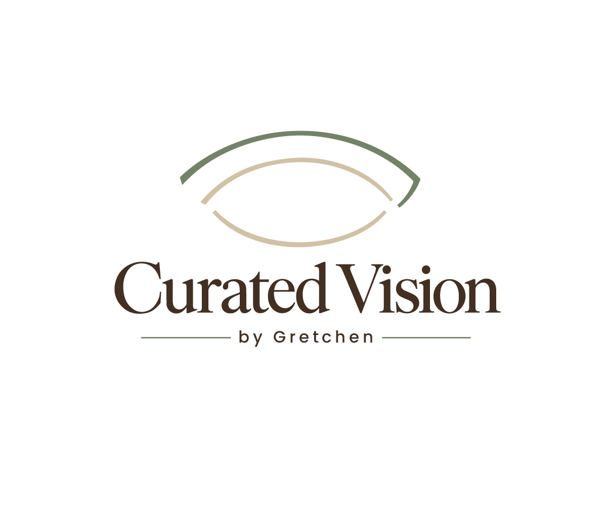 Logo Design by Mala Begum for Curated Vision by Gretchen | Design #37713229