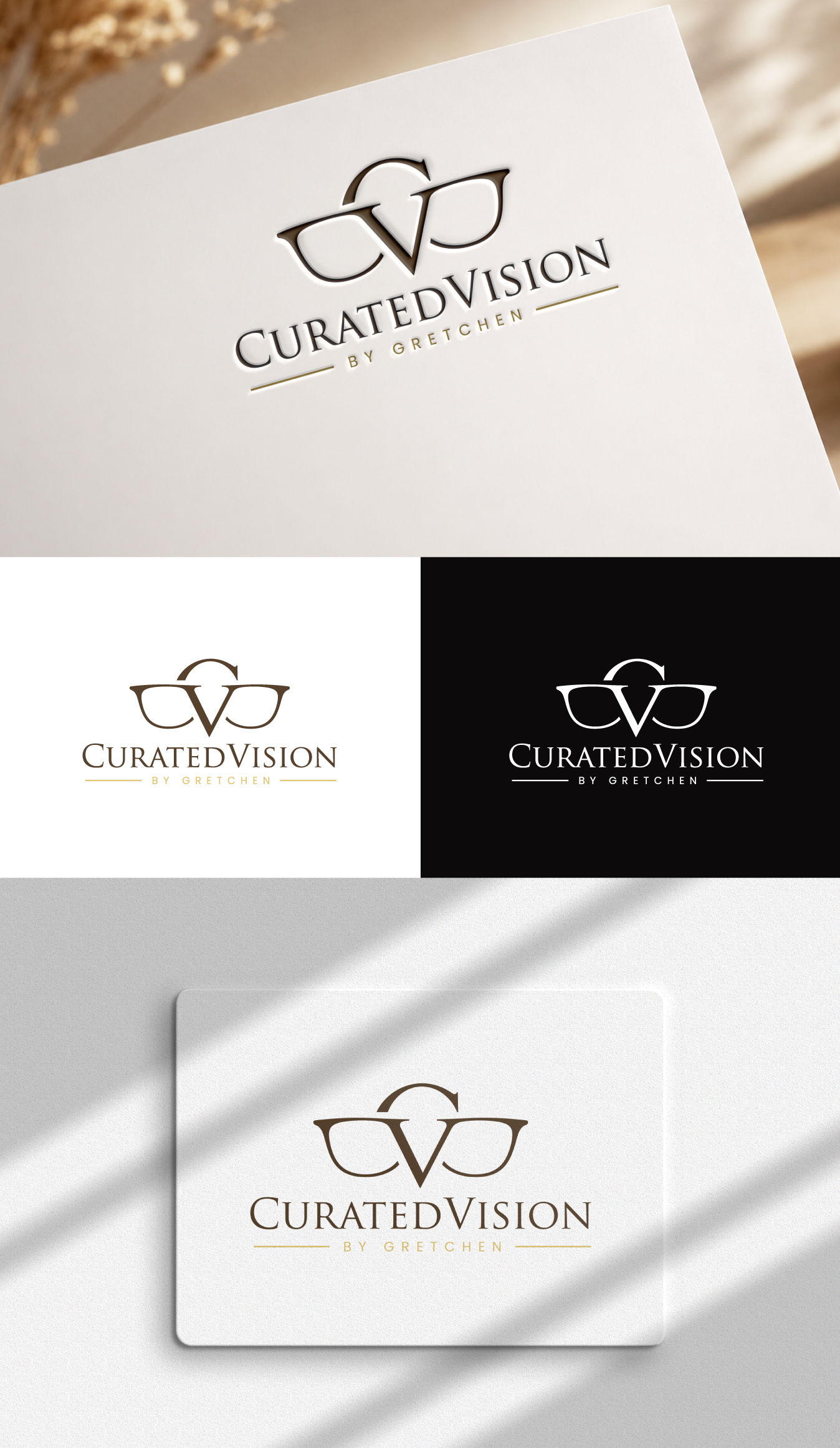 Logo Design by Oliver_Design for Curated Vision by Gretchen | Design #37713251