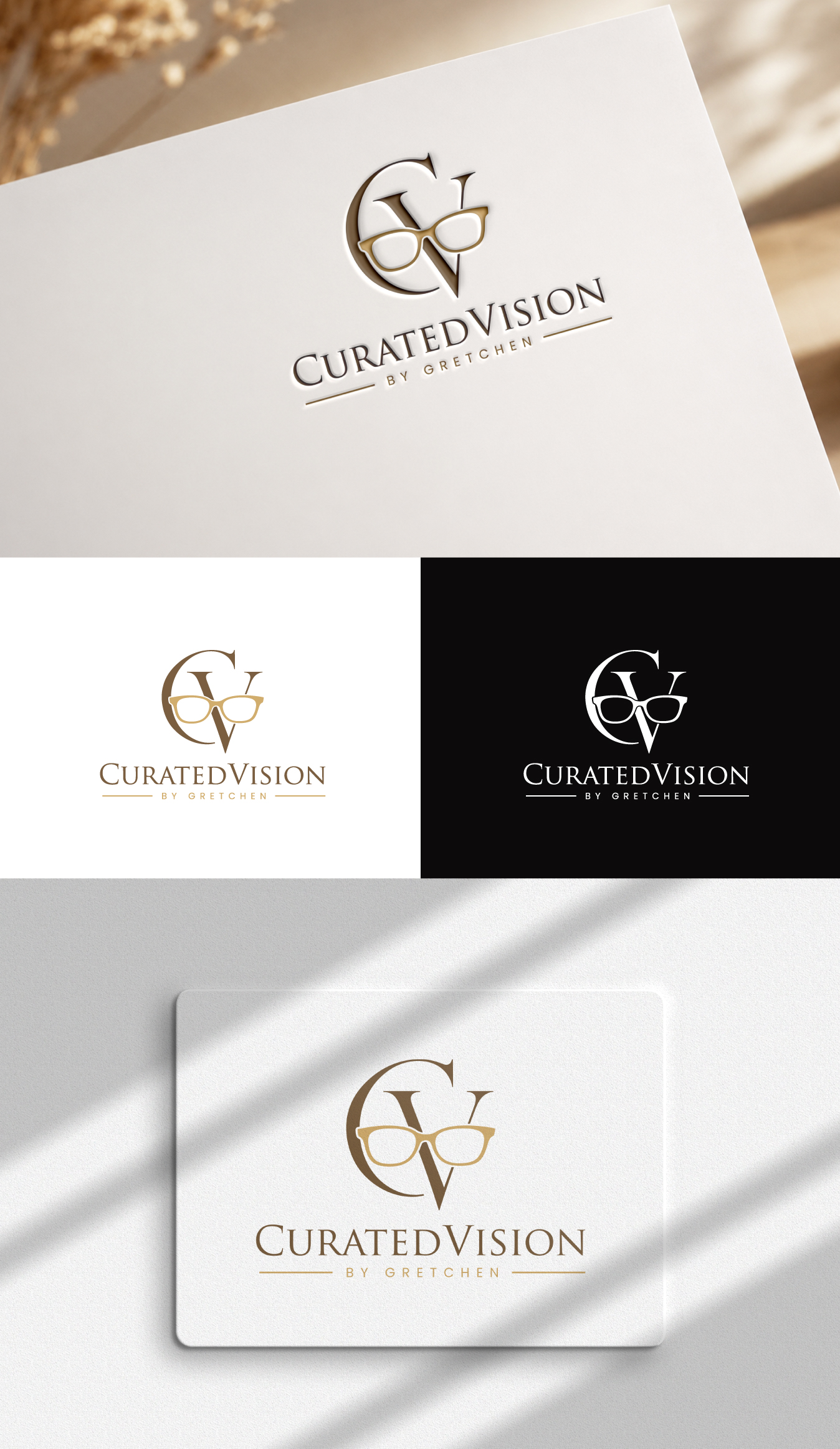 Logo Design by Oliver_Design for Curated Vision by Gretchen | Design #37713325