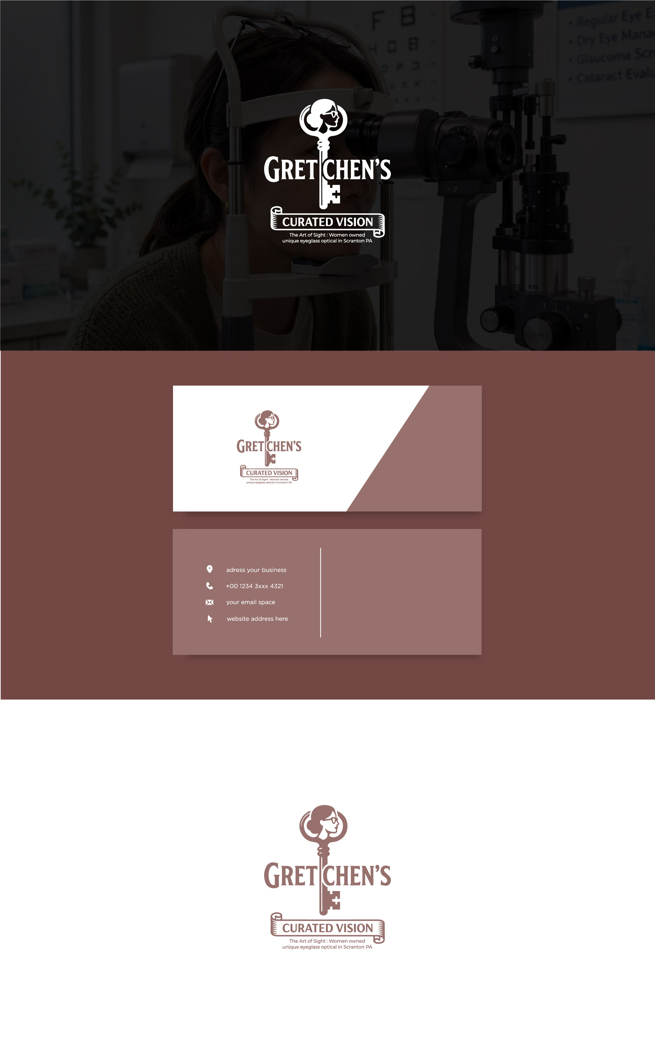 Logo Design by Annapoorna Design Co for Curated Vision by Gretchen | Design #37723751