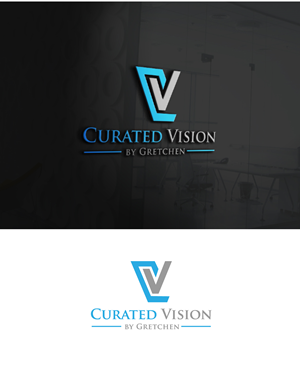 Logo Design by JMN Signatures for Curated Vision by Gretchen | Design: #37714704