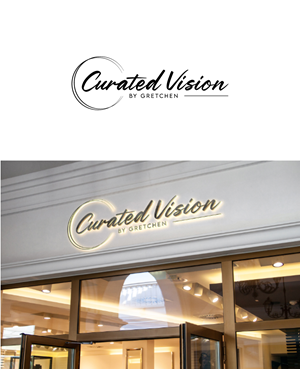 Logo Design by JMN Signatures for Curated Vision by Gretchen | Design: #37714705