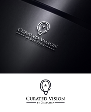Logo Design by JMN Signatures for Curated Vision by Gretchen | Design: #37714706