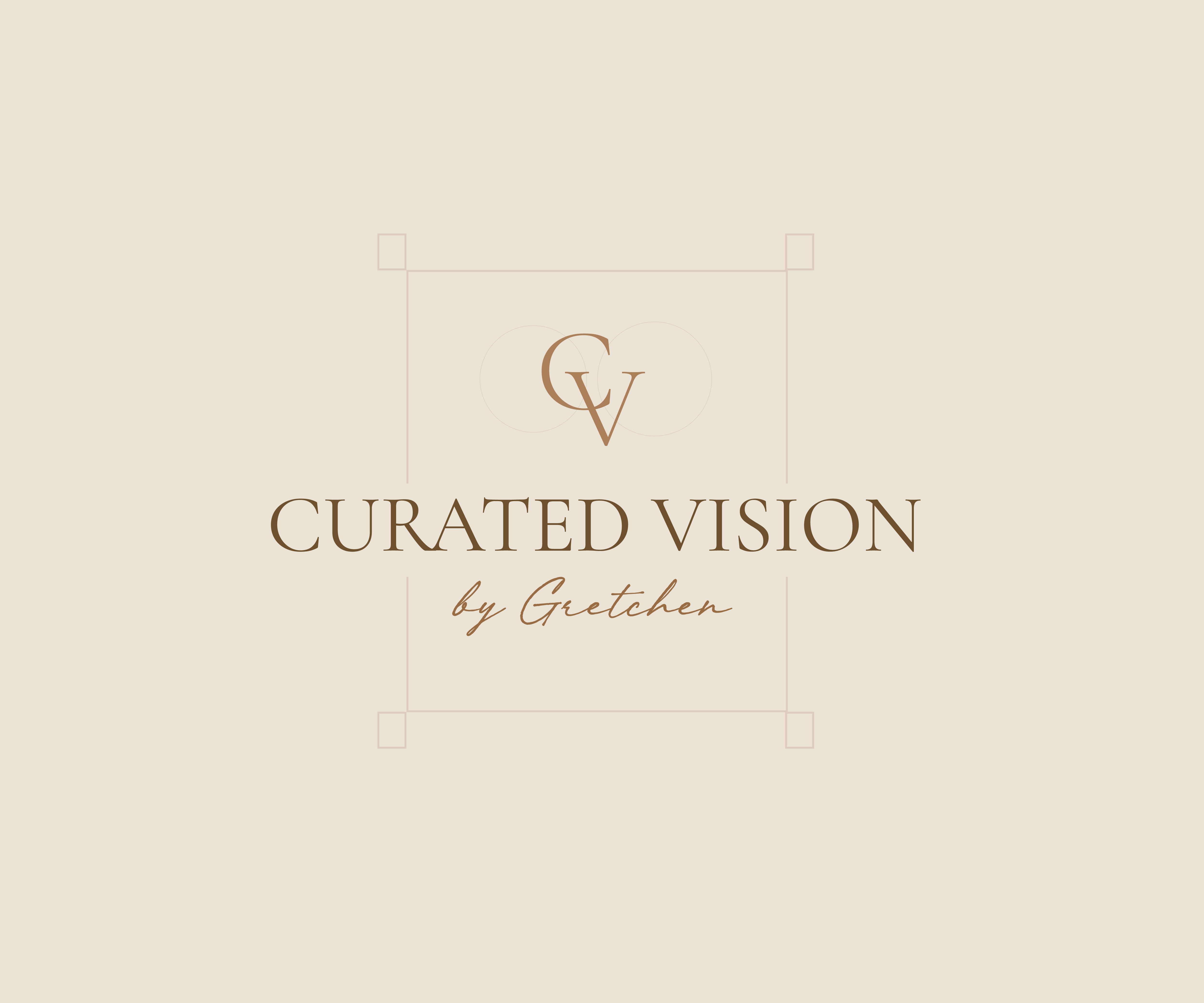 Logo Design by OmR786 for Curated Vision by Gretchen | Design #37718729