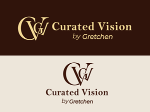 Logo Design by evuu for Curated Vision by Gretchen | Design: #37720728