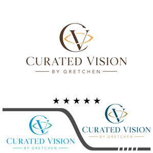 Logo Design by Giga Rizky for Curated Vision by Gretchen | Design: #37725696