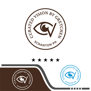 Logo Design by Giga Rizky for Curated Vision by Gretchen | Design: #37729514