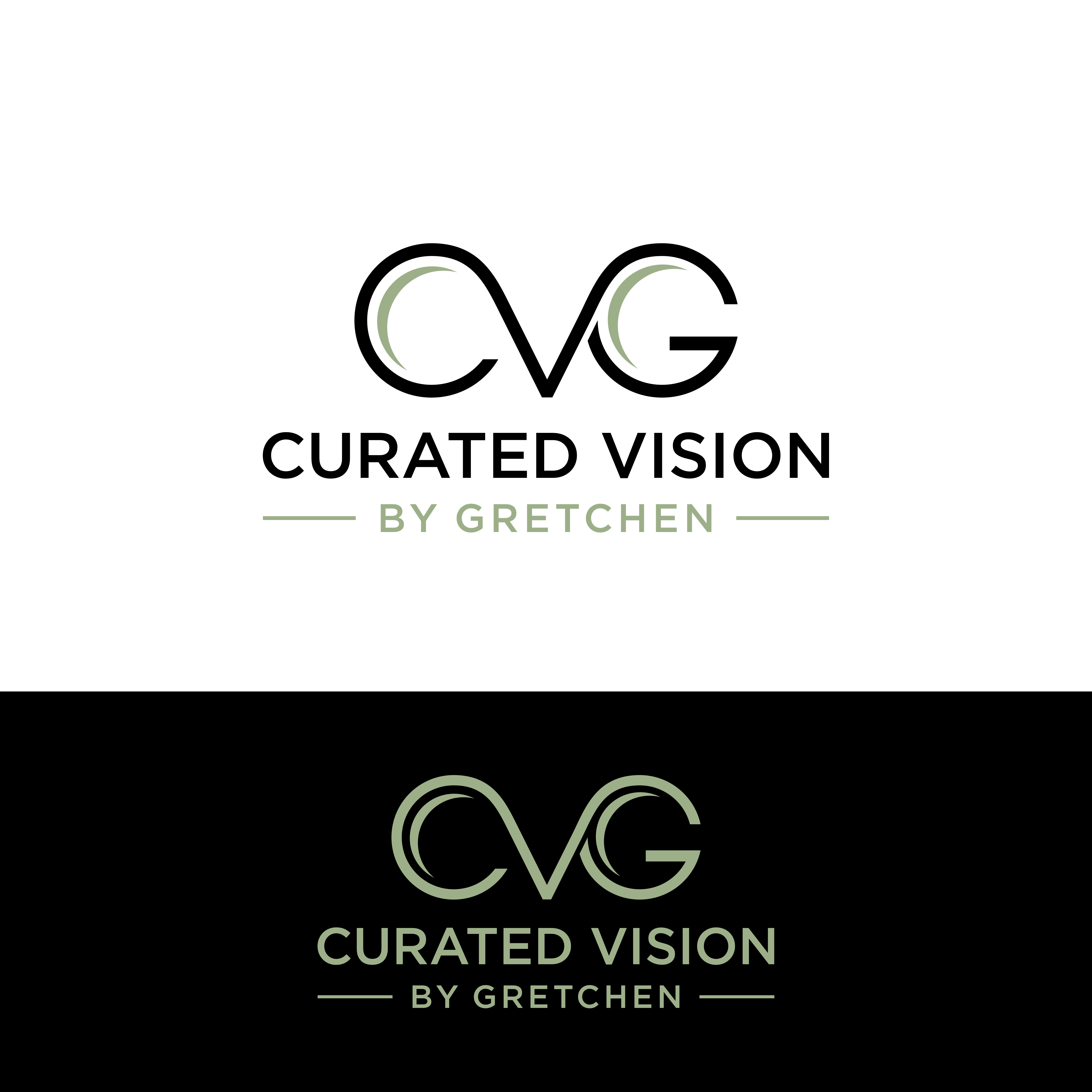 Logo Design by inka_art for Curated Vision by Gretchen | Design #37721668