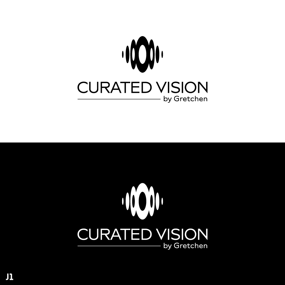 Logo Design by Sujit Banerjee for Curated Vision by Gretchen | Design #37713376