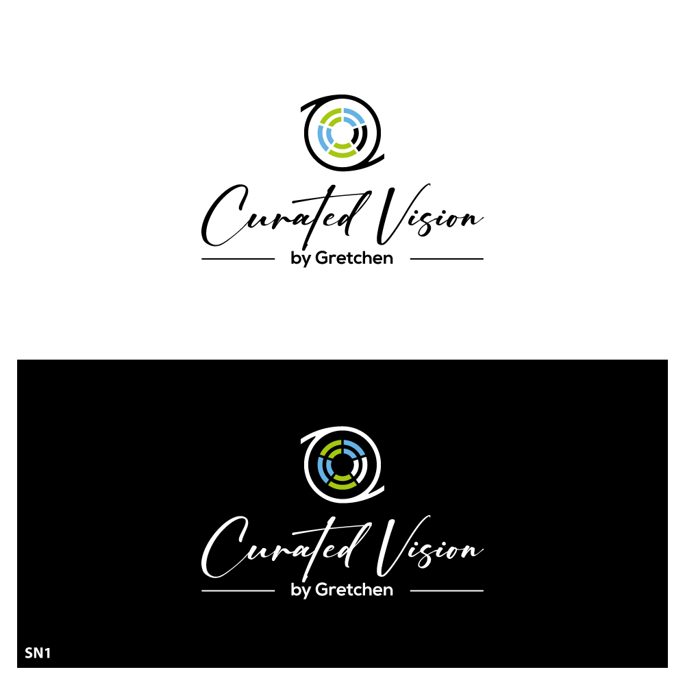 Logo Design by Sujit Banerjee for Curated Vision by Gretchen | Design #37713378