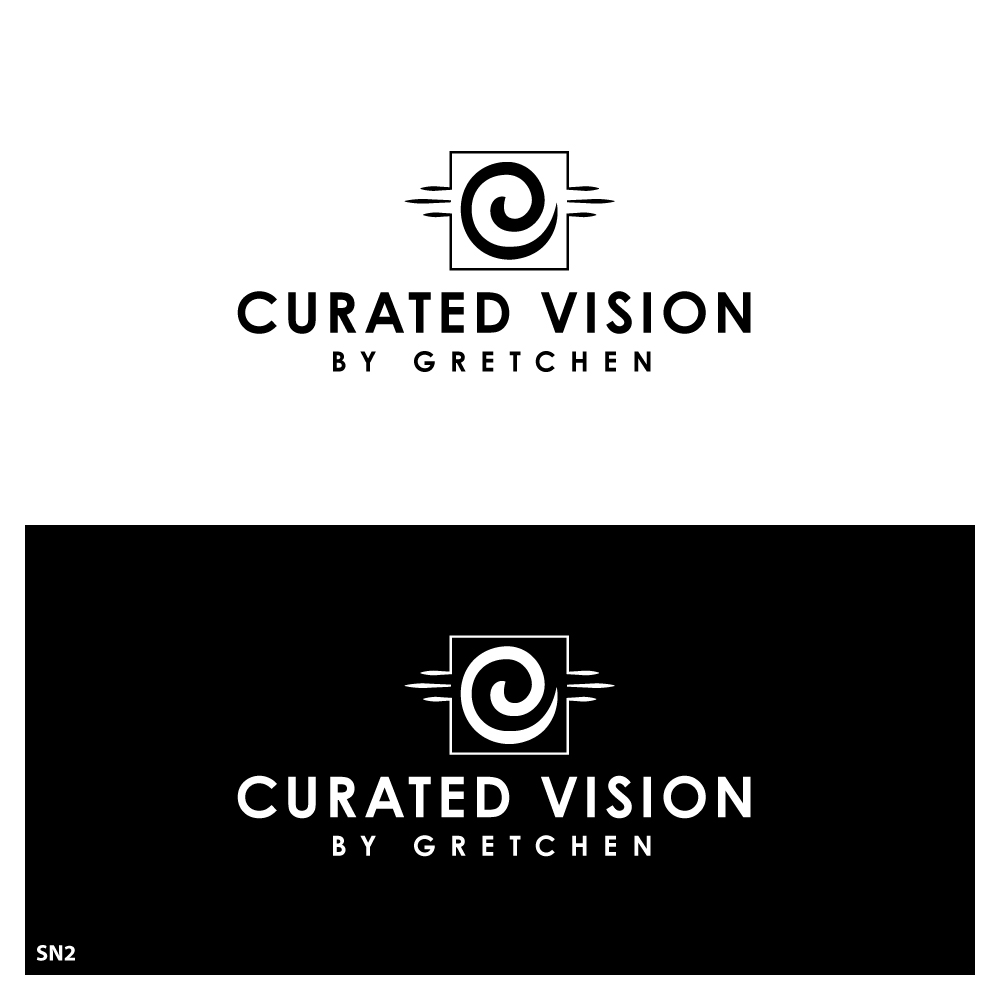 Logo Design by Sujit Banerjee for Curated Vision by Gretchen | Design #37713379