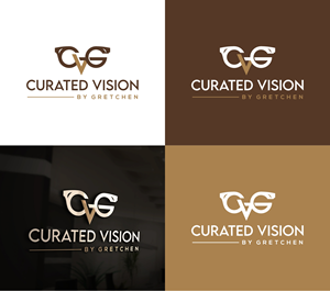 Logo Design by debdesign for Curated Vision by Gretchen | Design: #37722818