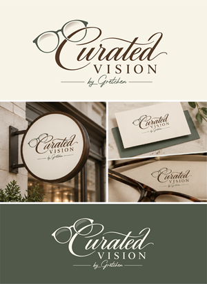 Logo Design by dhanny09 for Curated Vision by Gretchen | Design: #37722114