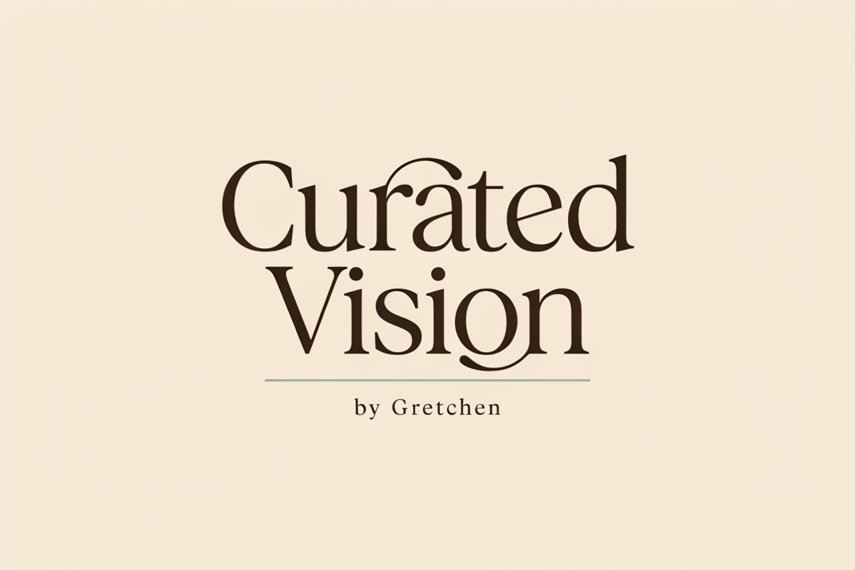 Logo Design by smokyy26 for Curated Vision by Gretchen | Design #37738397