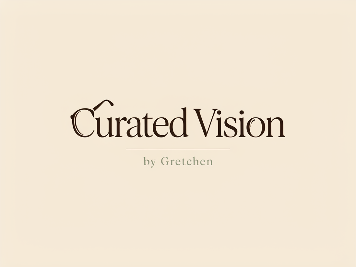 Logo Design by smokyy26 for Curated Vision by Gretchen | Design #37738398