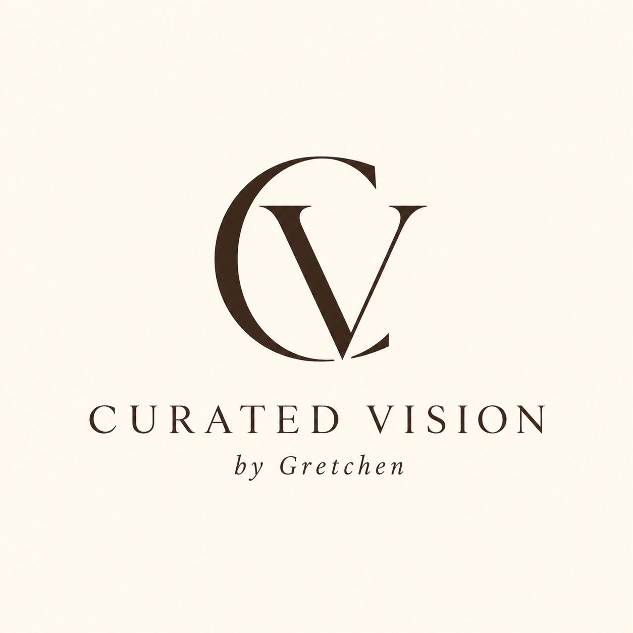 Logo Design by smokyy26 for Curated Vision by Gretchen | Design #37738399